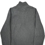 Tommy Hilfiger 1/4 Zip - Large Grey Cotton Blend