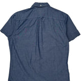 Tommy Hilfiger Short Sleeve Shirt - Large Blue Cotton