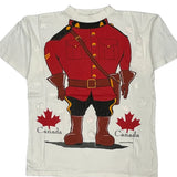Canada Unbranded Single Stitch T-Shirt - XL Red Cotton