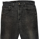 Levis Denim Shorts - 36W 10L Black Cotton