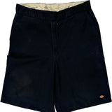 Dickies Shorts - 36W 13L Black Polyester Blend