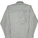 Avirex Striped Shirt - Large Black Cotton