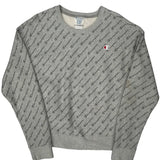 Reverse Weave Champion Sweatshirt - Medium Grey Cotton