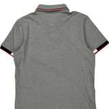 Tommy Hilfiger Slim Fit Polo Shirt - Large Grey Cotton