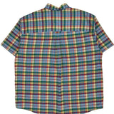 Gant Checked Short Sleeve Shirt - XL Multicoloured Cotton