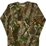 Age 10-12 Red Head Camo Long Sleeve T-Shirt - Medium Camo Cotton