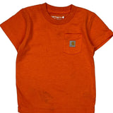 Age 2 Carhartt T-Shirt - 2XS Orange Cotton