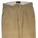 Polo By Ralph Lauren Cord Trousers - 36″ Waist Beige Cotton