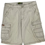 Lee Cargo Shorts - 32W 11L Beige Cotton
