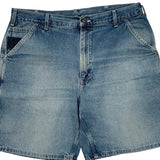 Carhartt Double Knee Carpenter Shorts - 38W 10L Light Wash Cotton