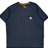 Carhartt T-Shirt - XL Navy Cotton
