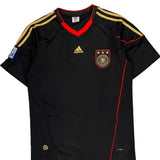 Germany National Team 2010/11 Away Adidas Football Football Shirt - Medium Gold Polyester
