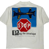 Blue Angels Oneita Graphic T-Shirt - 2XL White Cotton
