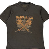 Hard Rock Cafe T-Shirt - Large Grey Cotton