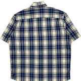 Carhartt Checked Short Sleeve Shirt - XL Blue Cotton