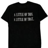 Hanes Single Stitch T-Shirt - Large Black Cotton Blend