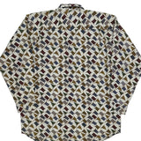 New River Patterned Shirt - Large Multicoloured Cotton