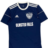 Olmsted Falls Soccer Association Adidas Football Jersey - Small Blue Polyester