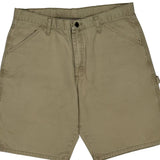 Unbranded Carpenter Shorts - 34W 10L Beige Cotton