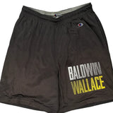 Baldwin Wallace Champion Sport Shorts - Large Black Polyester