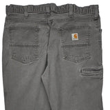 Carhartt Carpenter Trousers - 38W 32L Grey Cotton