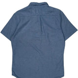 Levis Short Sleeve Shirt - Large Blue Cotton
