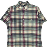 Polo By Ralph Lauren Checked Short Sleeve Shirt - Medium Multicoloured Cotton