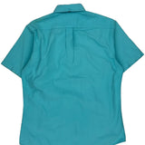 Ralph Lauren Short Sleeve Shirt - Medium Blue Cotton