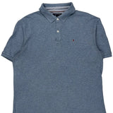 Tommy Hilfiger Polo Shirt - XL Blue Cotton