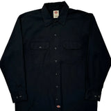 Dickies Shirt - Large Black Polyester Blend