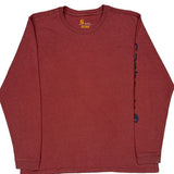 Carhartt Long Sleeve T-Shirt - XL Red Cotton