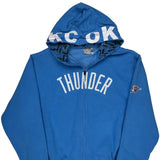 Oklahoma City Thunder Nba Graphic Hoodie - 2XL Blue Cotton