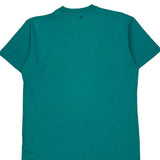 Fruit Of The Loom Single Stitch T-Shirt - Large Green Cotton