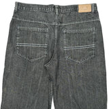 Red Ape Denim Shorts - 40W 12L Grey Cotton