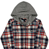 Age 6-7 Tommy Hilfiger Checked Flannel Shirt - Small Multicoloured Cotton