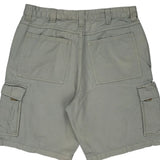 Wrangler Cargo Shorts - 32W 10L Grey Cotton