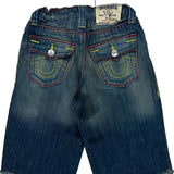 Age 6 True Religion Contrast Stitch Denim Shorts - X-Smallw 10L Blue Denim