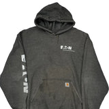 Eaton Carhartt Hoodie - 2XL Gray Cotton Blend