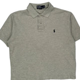 Polo By Ralph Lauren Polo Shirt - Medium Grey Cotton