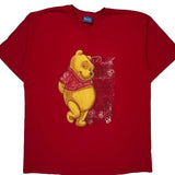 Disney Cartoon T-Shirt - XL Red Cotton
