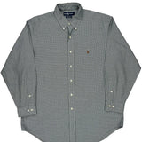 Yarmouth Ralph Lauren Checked Shirt - Large Black & White Cotton