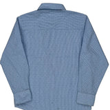 Age 7 Tommy Hilfiger Checked Shirt - Small Blue Cotton