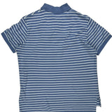 Polo By Ralph Lauren Striped Polo Shirt - XL Blue Cotton