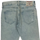 True Religion Denim Shorts - 33W 12L Light Wash Cotton