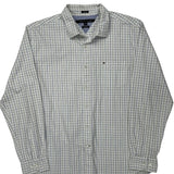 Tommy Hilfiger Checked Shirt - XL Blue Cotton