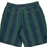 Tommy Hilfiger Striped Shorts - 32W 9L Blue Cotton
