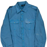 Armani Exchange Shirt - Medium Blue Cotton
