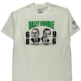 Daley Double Hanes Graphic T-Shirt - XL White Cotton