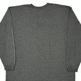 Nike Long Sleeve T-Shirt - 2XL Grey Cotton