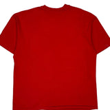 Made In USA Single Stitch Hanes Graphic T-Shirt - XL Red Cotton